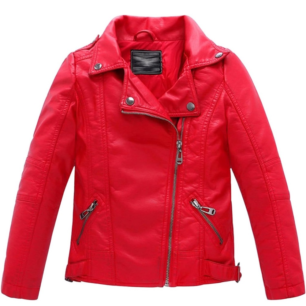 Faux leather Halloween costume jacket size 13 (160cm)